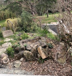 Massif japonais avant vue d'en haut