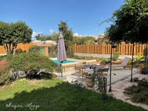 Espace piscine en travaux