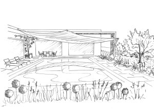 Croquis piscine